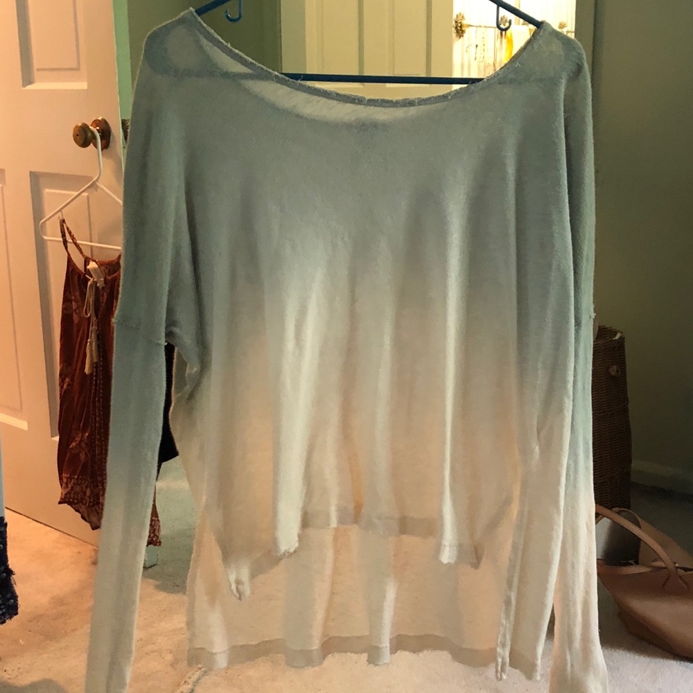 free people dip dye sweater